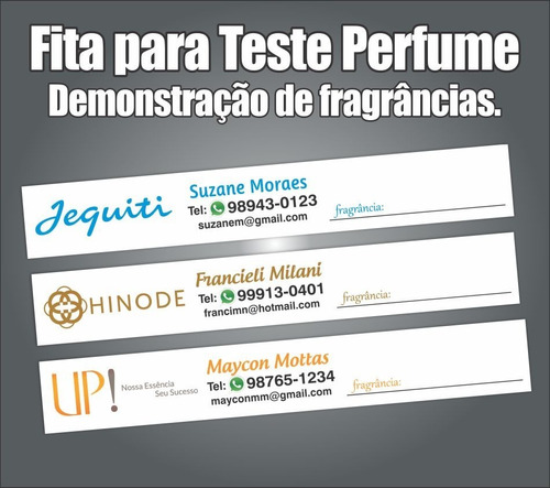 Fitas Teste Perfume Personalizadas - 1.000 Unidades