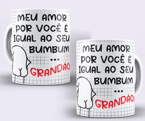 Caneca Personalizada Meme Flork Divertida - Meu Amor por Você é Igual Ao  SEu