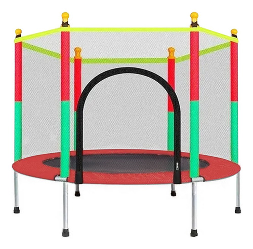 Trampolín Cama Elástica Infantil 1.40 Cm Niño Niña Juego Tcs