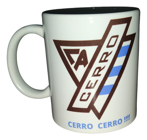 Taza De Cerro Con Escudo Y Leyenda