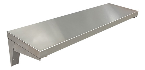 Estante Acero 100x30 Gastronomico 100% Inoxidable Reforzado