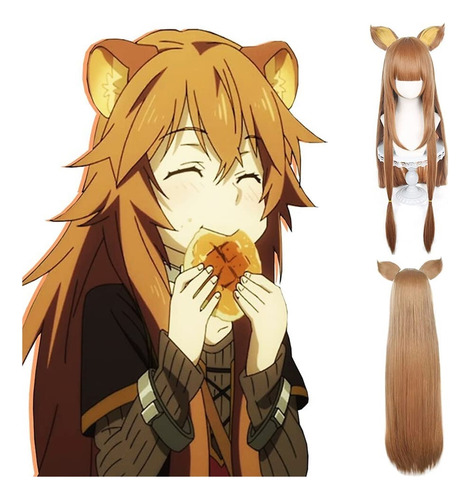 Pelucas De Cosplay De Raphtalia For Mujer, Pelucas