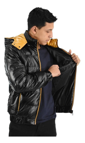 Imagen 5 de 10 de Campera Impermeable Hombre Inflable Importada Ssj 8502