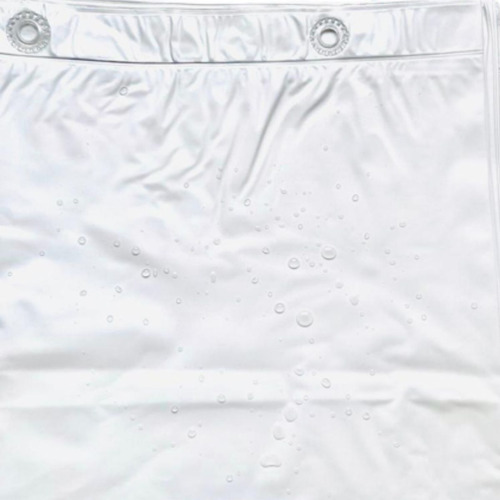 Imagen 3 de 10 de Forro Protector De Cortina Pvc Antihongos Con Imanes 180x180