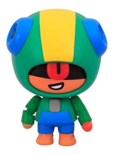 Brawl Stars Figura Articulada En Caja Luchador Leon