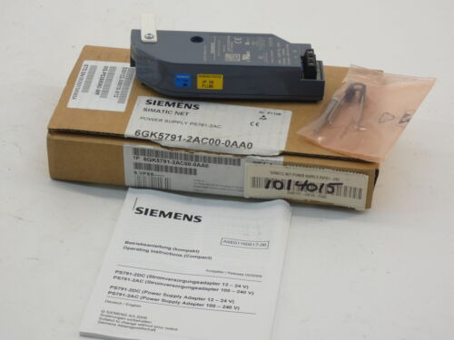 Siemens 6gk5791-2ac00-0aa0 Power Supply, 100/240v, 45/65 Yyx