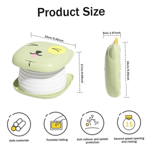 L Estable Cartoon Potty Potty Emergency Toille Para Niños