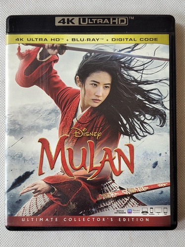 Blu-ray 4k Ultra Hd Mulan Original  