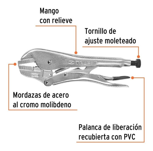 Pinza De Presion 12 Mordaza Recta 17431 Truper