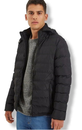 Campera Nylon Matelasse Capucha Boeder | Taverniti (03832)