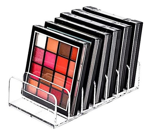 Jesslab Palette Organizer, 7-section Divided Plastic Makeup