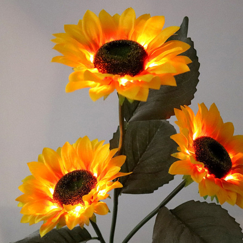 Luces Solares De Girasol Luces De Girasol Mejoradas Con