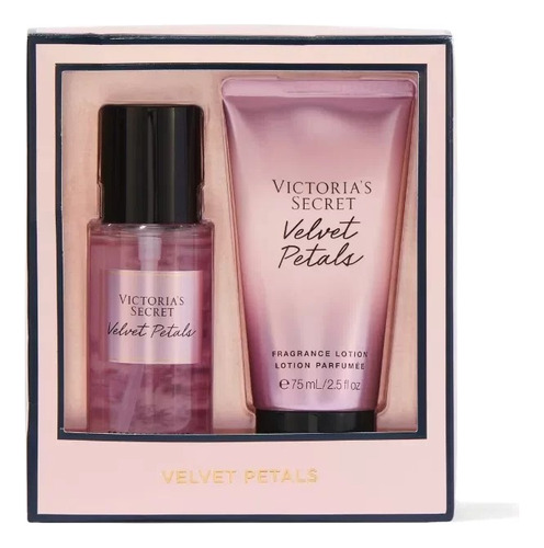 Conjunto de fragrâncias e cremes Victoria's Secret Velvet Petals 75 ml