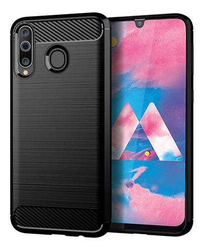 Estuche Textura Carbon Fiber Protection Samsung M30