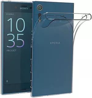 Funda De Silicona Compatible Con Sony Xperia Xz Transparente