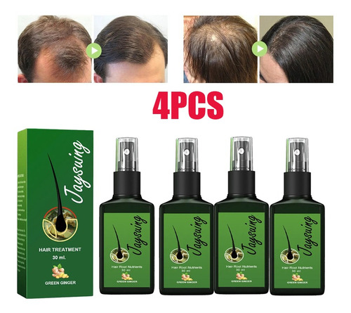 4pcs Loción Para El Cuidado Del Cabello Cabello Barba Cabell