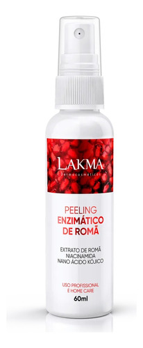 Peeling Enzimático Romã Esfoliante Revitalizante 60g Lakma