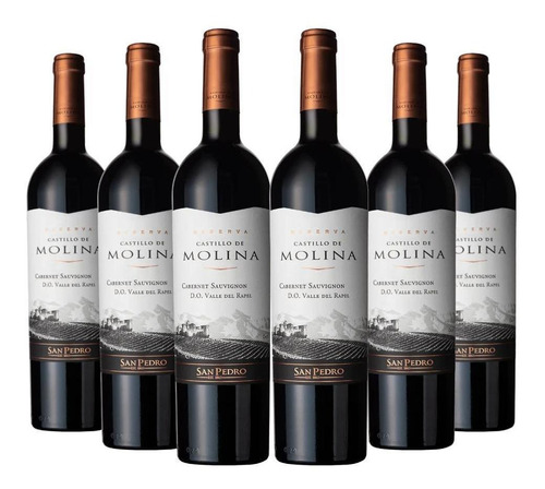 6 Vinos Castillo De Molina Cabernet Sauvignon