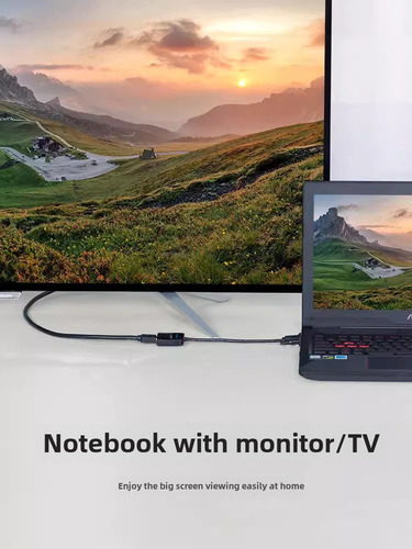 Adaptador Vga A Hdmi Estándar 15cm Wision Vga A Hdmi