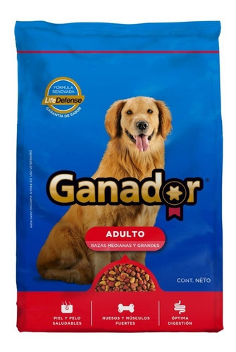 Croquetas Perro Ganador Adulto Raza Mediana Y Grandes 4kg