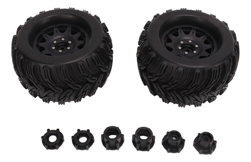 Neumáticos De Coche Rc A Escala 1/8 De 2 Piezas Y Ruedas Par