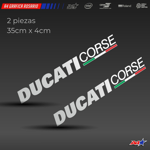 Calcos Ducati Corse Panigale Monster Diavel Hyper Italia