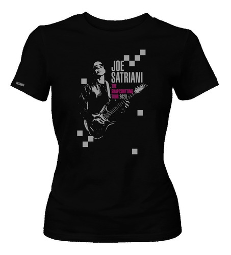 Camiseta The Shapeshifting Tour 2020 Joe Satriani Mujer Dbo