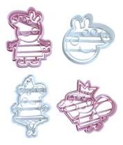 Comprar Cortantes Galletas Cerámica Porcelana Fondant Peppa Pig