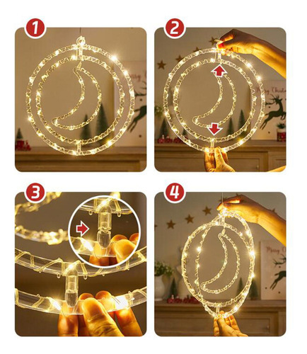 Luces De Cadena Led Decoraciones Navideñas Luces De Hadas