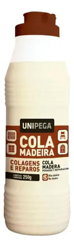 Cola Madeira Unipega 513.0074 de 250g - Blanco