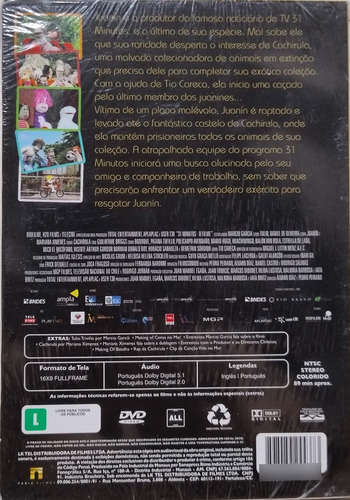 Dvd 31 Minutos O Filme Mariana Ximenes Lacrado