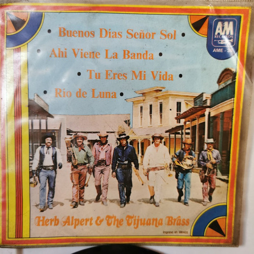 Disco 45 Rpm:herb Alpert & Tijuana Brass- Rio De Luna