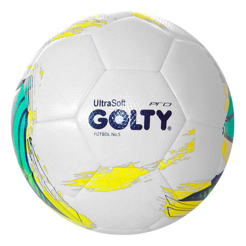 Balón De Fútbol Pro Golty Ultrasoft No.5-blanco