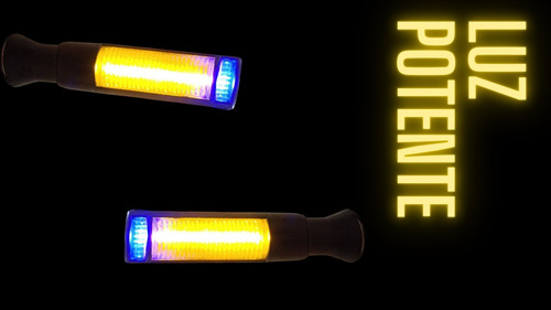 Direccional Leds Bi-color Running Moto Universal 2 Piezas