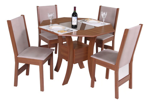Juego de comedor Munich Eighth Mable con 4 unidades