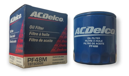 Filtro De Aceite Acdelco Cruze L4 1.4 2017-2018