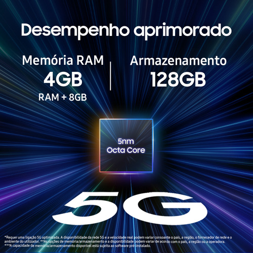 Celular Samsung Galaxy M15 5g, 6.000mah, Câmera Tripla Até 50mp, 128gb - Azul Claro - Excelente (Recondicionado)