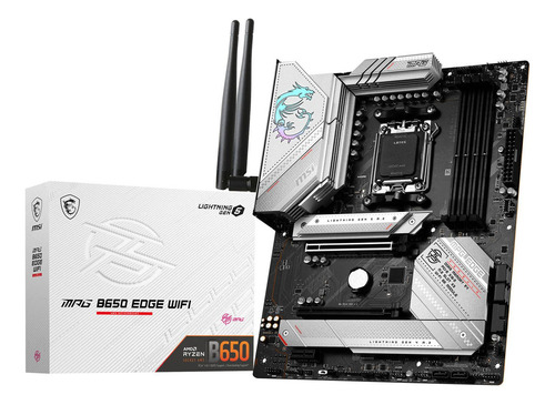 Tarjeta Madre Msi Atx Mpg B650 Edge Wifi Sam5 128gb Ddr5 Amd