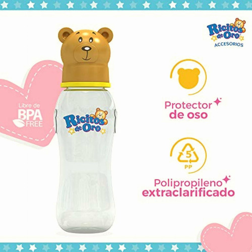 Ricitos De Oro Biberón Ricitos De Oro Cuello Ancho 10 Oz,