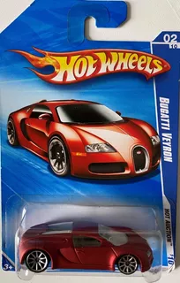 Hot Wheels Bugatti Veyron (vermelho Cetim)