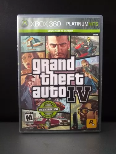 Jogo Gta 4 Xbox 360 Original - Mídia Física- Frete Grátis