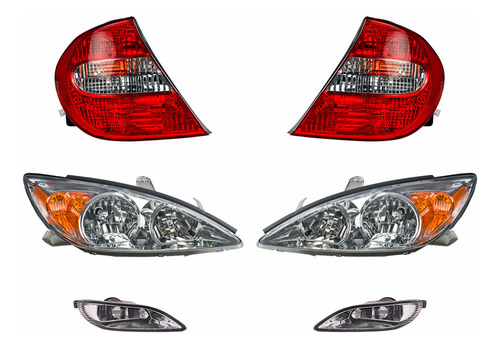 Calaveras + Faros + Neblineros Depo Camry 2002-2004