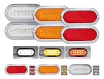 Comprar 6 Plafones 14 Led Ovalado Aro Plasma Gel 4 Funciones 12-24vf