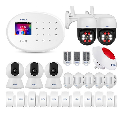 Kit Del Sistema De Alarma 4g Gsm Wifi Tuya Smart Home Alarm