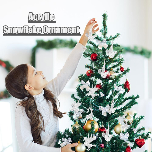 Adornos Navideños De Acrílico Transparente Adornos De Acríli