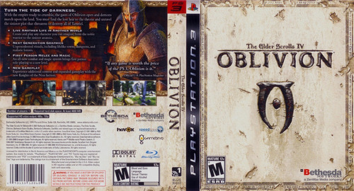 The Elder Scrolls Iv Oblivion Ps3