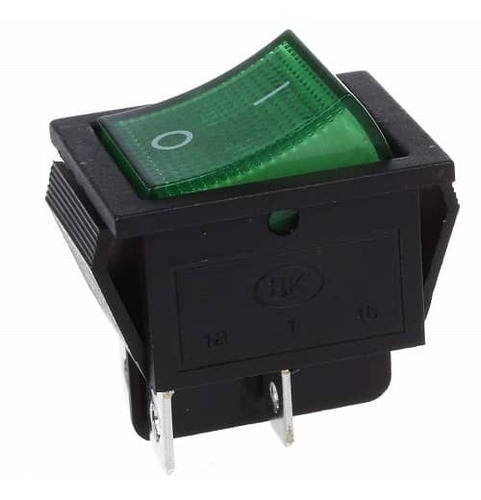 Tecla Interruptor Basculante 12v/ 24v- Rectangular- On/ Off 