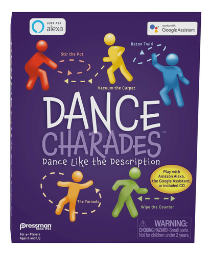 Pressman Dance Charades Game: Se Puede Jugar Con El Cd Inclu