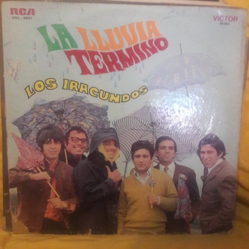 Vinilo Los Iracundos La Lluvia Termino M4