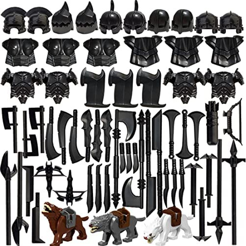 Jxing 67pcs Modelo Antiguo Medieval Roman Grecia Guerrero Eg